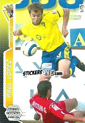 Sticker Raul Lopez - Liga 2005-2006. Megacracks n. 94 - Panini