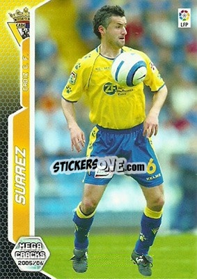 Cromo Suarez - Liga 2005-2006. Megacracks - Panini