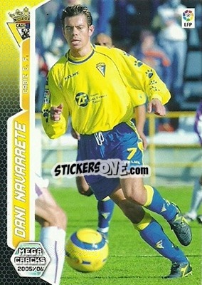 Cromo Dani Navarrete - Liga 2005-2006. Megacracks - Panini