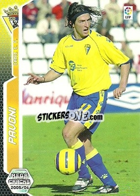 Sticker Pavoni - Liga 2005-2006. Megacracks n. 106 - Panini