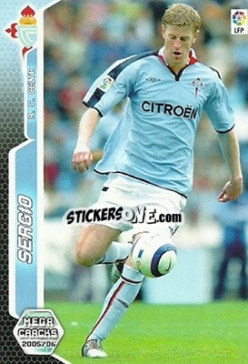 Figurina Sergio - Liga 2005-2006. Megacracks n. 112 - Panini