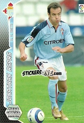 Figurina Jonathan Aspas - Liga 2005-2006. Megacracks - Panini