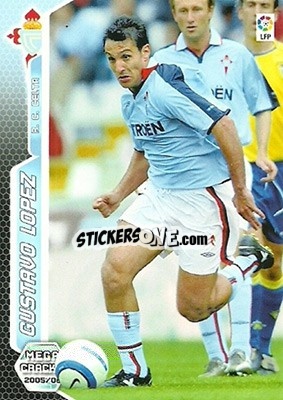 Sticker Gustavo Lopez - Liga 2005-2006. Megacracks n. 121 - Panini