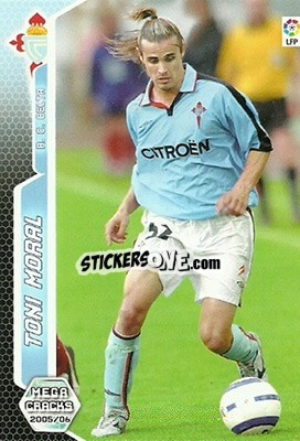 Figurina Toni Moral - Liga 2005-2006. Megacracks - Panini