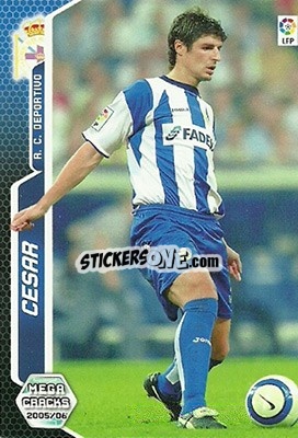 Sticker Cesar - Liga 2005-2006. Megacracks - Panini