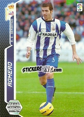 Sticker Romero - Liga 2005-2006. Megacracks n. 134 - Panini