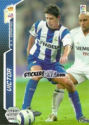 Sticker Victor - Liga 2005-2006. Megacracks n. 137 - Panini