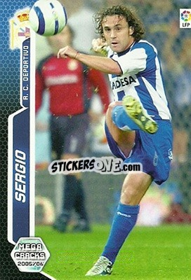 Sticker Sergio - Liga 2005-2006. Megacracks - Panini