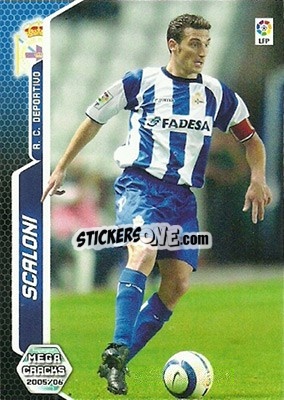 Sticker Scaloni - Liga 2005-2006. Megacracks n. 139 - Panini