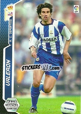 Sticker Valeron - Liga 2005-2006. Megacracks - Panini