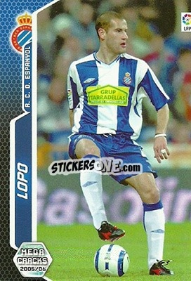 Sticker Lopo - Liga 2005-2006. Megacracks - Panini