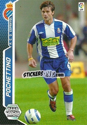 Sticker Pochettino - Liga 2005-2006. Megacracks - Panini