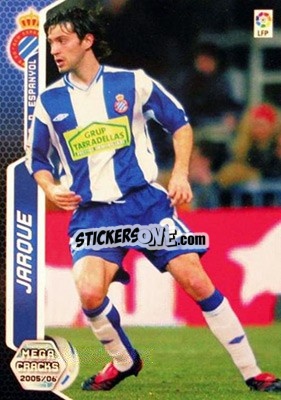 Sticker Jarque - Liga 2005-2006. Megacracks - Panini