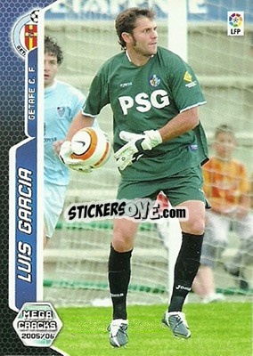 Cromo Luis Garcia - Liga 2005-2006. Megacracks - Panini