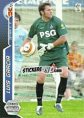 Sticker Luis Garcia - Liga 2005-2006. Megacracks - Panini