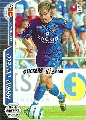 Cromo Mario Cotelo - Liga 2005-2006. Megacracks - Panini