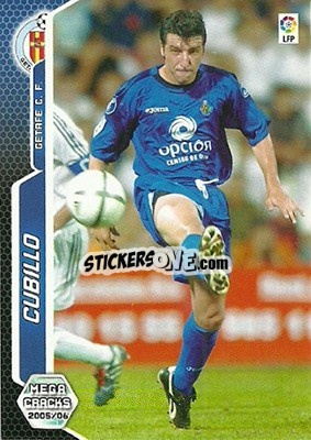 Sticker Cubillo - Liga 2005-2006. Megacracks - Panini