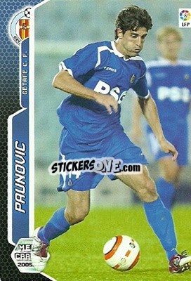 Sticker Paunovic - Liga 2005-2006. Megacracks - Panini