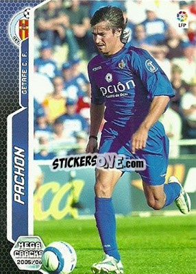 Sticker Pachon - Liga 2005-2006. Megacracks - Panini