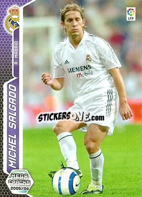 Sticker Michel Salgado - Liga 2005-2006. Megacracks n. 183 - Panini