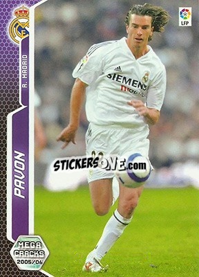 Sticker Pavon - Liga 2005-2006. Megacracks - Panini