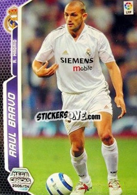 Sticker Raul Bravo - Liga 2005-2006. Megacracks - Panini