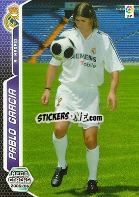 Cromo Pablo Garcia - Liga 2005-2006. Megacracks - Panini