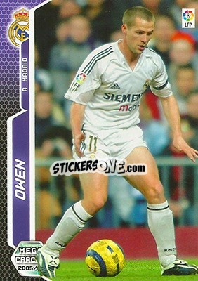 Sticker Owen - Liga 2005-2006. Megacracks - Panini