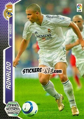Cromo Ronaldo - Liga 2005-2006. Megacracks - Panini