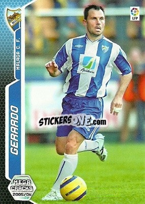 Sticker Gerardo - Liga 2005-2006. Megacracks - Panini