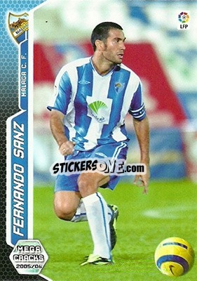Cromo Fernando Sanz - Liga 2005-2006. Megacracks - Panini