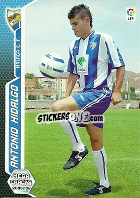 Cromo Antonio Hidalgo - Liga 2005-2006. Megacracks - Panini