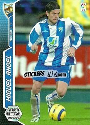 Cromo Miguel Angel - Liga 2005-2006. Megacracks - Panini