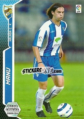 Sticker Manu - Liga 2005-2006. Megacracks - Panini