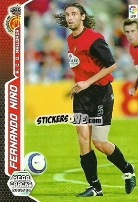 Sticker Fernando Niño - Liga 2005-2006. Megacracks - Panini