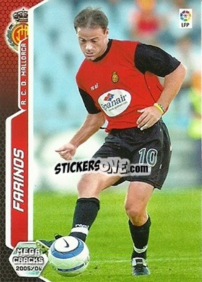 Sticker Farinos - Liga 2005-2006. Megacracks - Panini