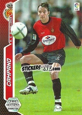 Sticker Campano - Liga 2005-2006. Megacracks - Panini