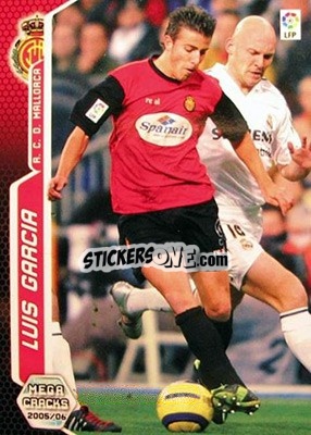 Sticker Luis Garcia - Liga 2005-2006. Megacracks - Panini