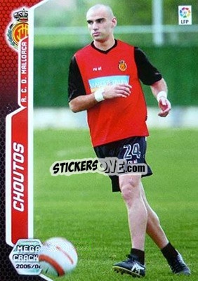 Sticker Choutos - Liga 2005-2006. Megacracks n. 233bis - Panini