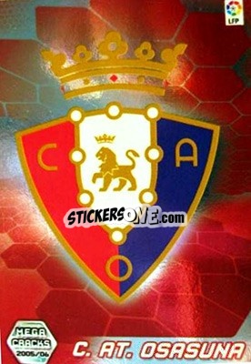 Sticker Escudo - Liga 2005-2006. Megacracks - Panini