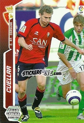 Sticker Cuellar - Liga 2005-2006. Megacracks - Panini
