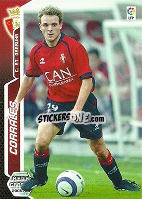Sticker Corrales - Liga 2005-2006. Megacracks n. 242 - Panini