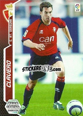 Sticker Clavero - Liga 2005-2006. Megacracks - Panini