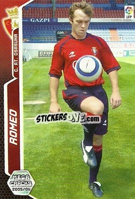 Sticker Romeo - Liga 2005-2006. Megacracks - Panini