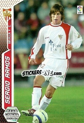 Sticker Sergio Ramos - Liga 2005-2006. Megacracks n. 274 - Panini
