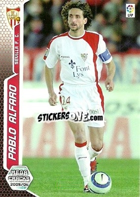 Sticker Pablo Alfaro - Liga 2005-2006. Megacracks n. 276 - Panini