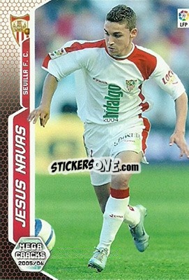 Sticker Jesus Navas - Liga 2005-2006. Megacracks n. 283 - Panini
