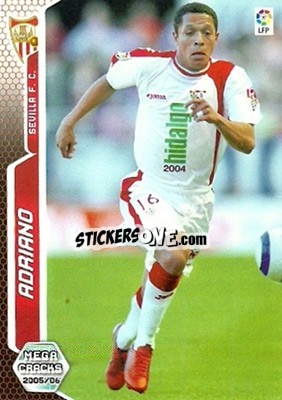 Sticker Adriano Correia - Liga 2005-2006. Megacracks - Panini