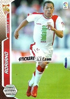 Sticker Adriano Correia - Liga 2005-2006. Megacracks n. 285 - Panini