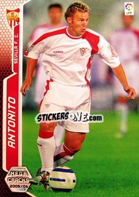 Sticker Antoñito - Liga 2005-2006. Megacracks - Panini